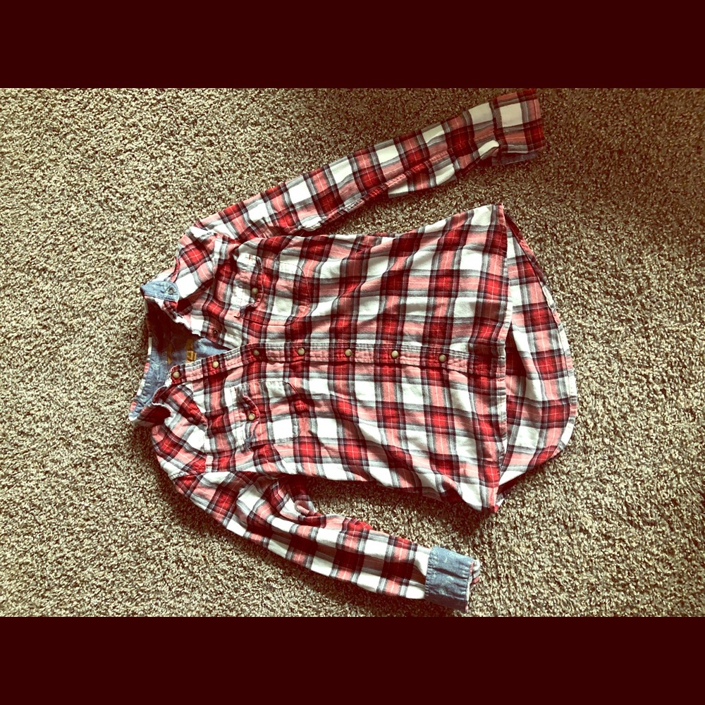 Plaid and paisley flannel